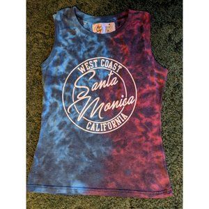 Born In Brooklyn Built In Summer Tie Dye Women's Tank Top Md pop surf Santa Moni